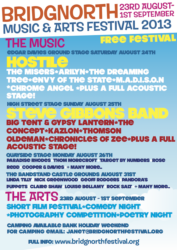 Festival Flyer 2013